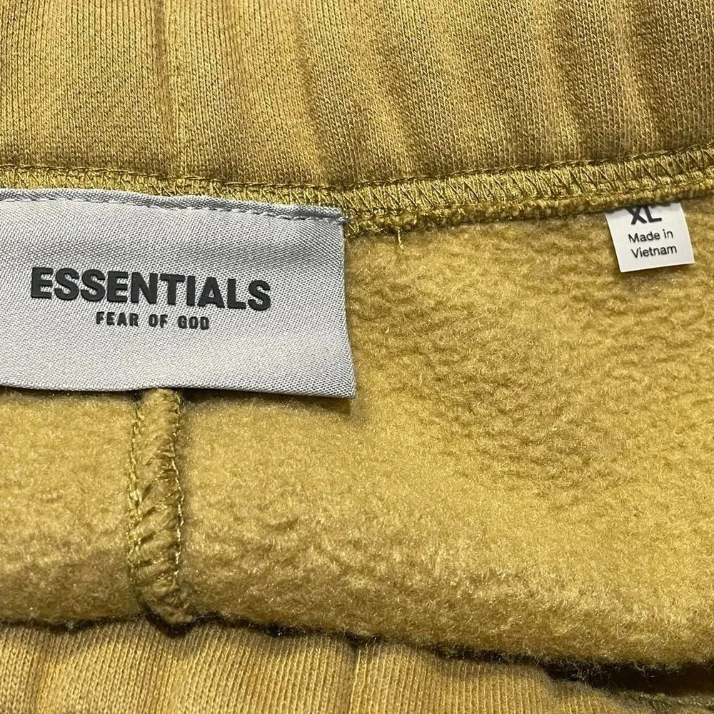 Fear of God Essentials yellow size XL mustard color sweatpants